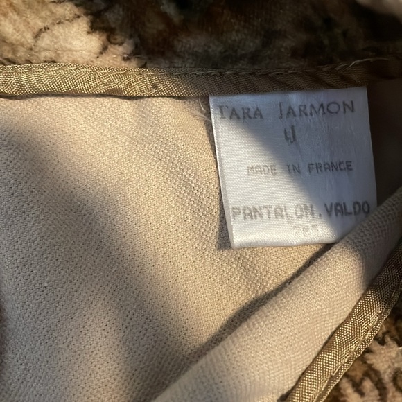 Tara Jarmon Printed Sude Trouser Pants - Picture 8 of 15